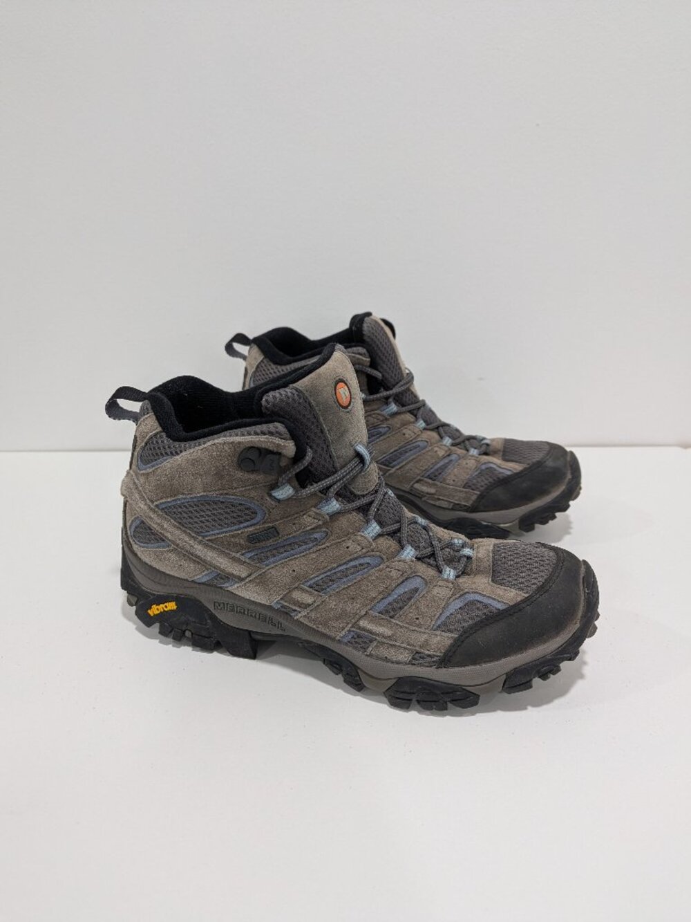 Merrell Moab 2 Mid Boots Women’s Size 12 Waterproof Hiking Granite J06054